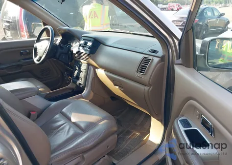 2004 Honda Pilot Ex-L из США, поврежденный, VIN 2HKYF18674H616366